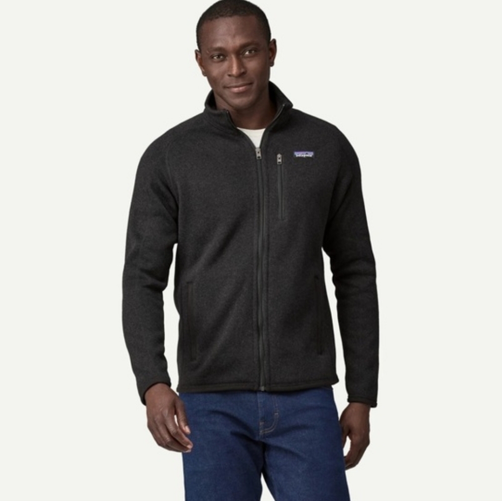 Patagonia Better Sweater Fleece Zip Up Black Jacket